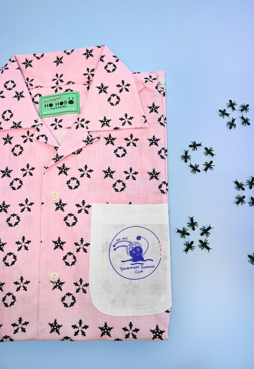 "Synchronized Swimming Club" Shirt - Pink Waters