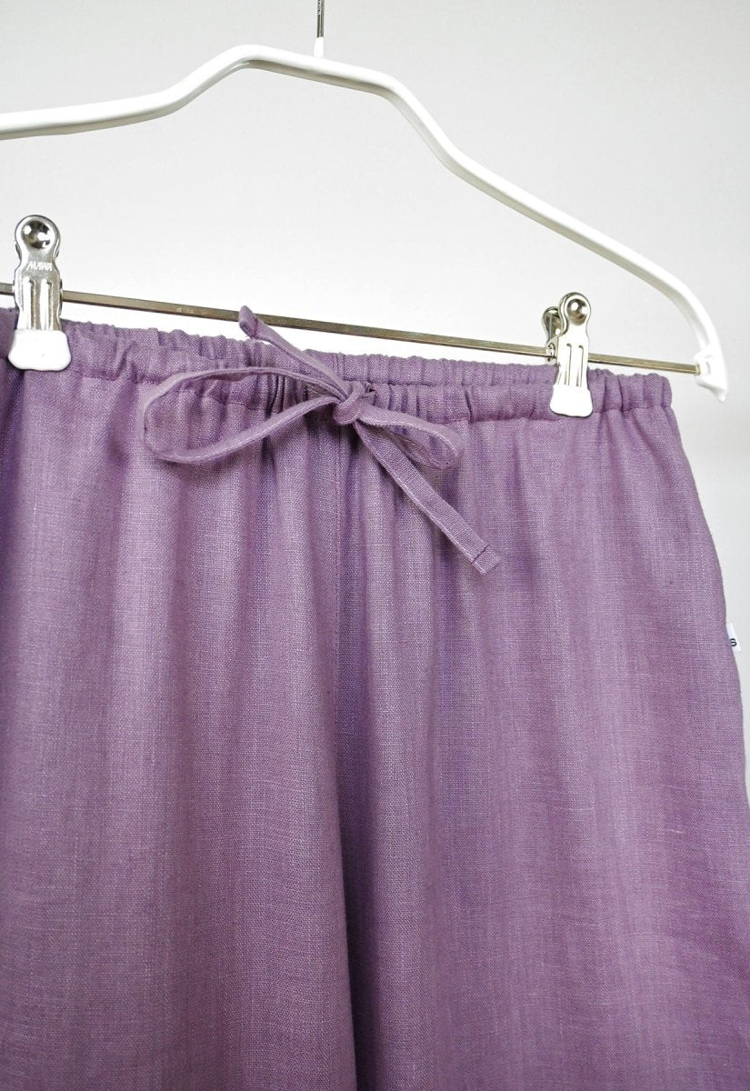 "Tutti Frutti" Linen Pant - Purple Grape